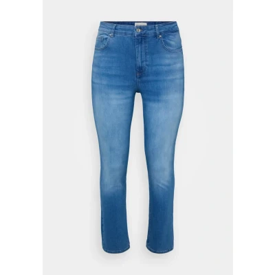 Image of ONLY Carmakoma Women&#039;s Carwilly Hw Straight DNM Rea12187 Noos, Medium Blue (Medium Denim), 44W / 32L