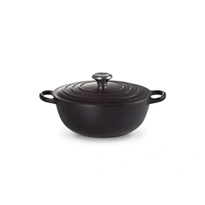 Image of Le Creuset Casserole Marmite Satin Black ø 26 cm / 4.1 Liter