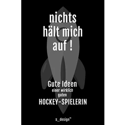 Image of Notizbuch für Hockey Spieler/Hockey Spielerin: Originelle Geschenk Idee [120 Seiten liniertes blanko Papier]