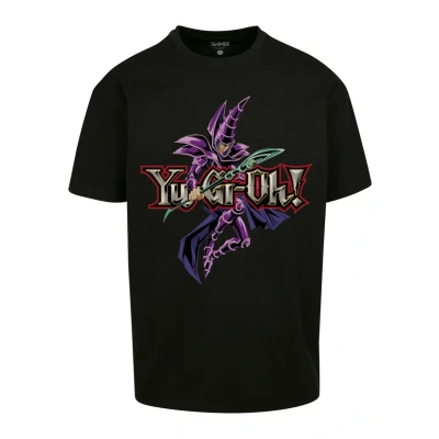 Image of Upscale by Mister Tee Yughioh DARK Magician Heavy Print Tshirt, Men&#039;s, Size: XS, Black