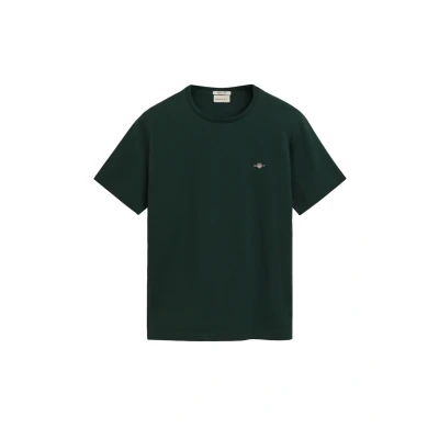 Image of GANT REG Shield Basic Tshirt, Men&#039;s, Size: 3XL, Tartan green