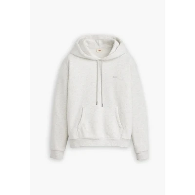 Image of Levi&#039;s Women&#039;s Everyday Hoodie Hooded Sweatshirt, Orbit Heather Gray, XS