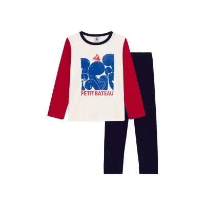Image of Petit Bateau Pyjamas soir/multicolored for kids, Size: 4y, Soir/multi/colored