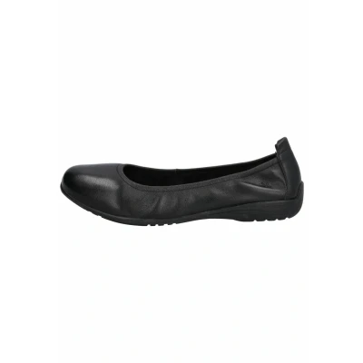Image of Josef Seibel Fenja Ocean Foldable ballet pumps black black, Women&#039;s, Size: 4, Leather