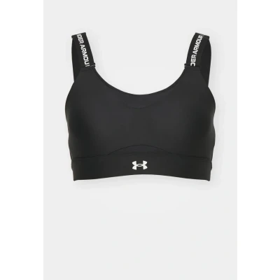 Image of Under Armour Infinity High 2.0 BRA support sports bra, Women&#039;s, Size: XSxA C, Black/white