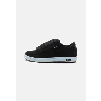 Image of Etnies Kingpin Skate shoes, Size: 8.5, Black/white/gum Leather and textile