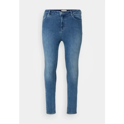 Image of ONLY Carmakoma Carmila Jeans Skinny Fit, Women&#039;s, Size: 24x32, Medium blue denim