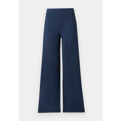 Image of JDY Women&#039;s Louisville Catia Wide Pant JRS Noos Fabric Trousers, Black (Black Iris), S / 34L