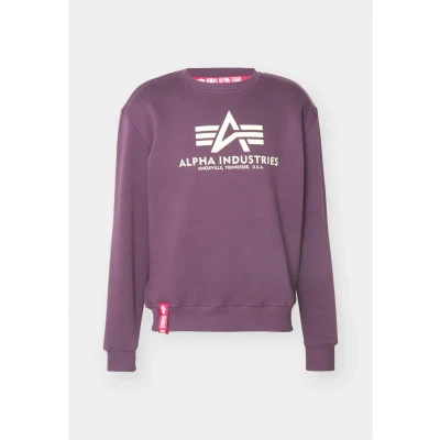 Image of Alpha Industries Basic Sweatshirt, Size: XXL, Plum