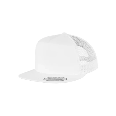 Image of Flexfit Classic Trucker Hat White One Size 6006