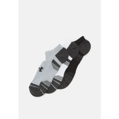 Image of Under Armour Performance TECH Unisex 3 PACK Sports socks, Size: 7.5, Mod gray/white /jet gray