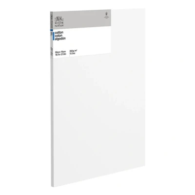 Image of Winsor &amp; Newton 6201074 Canvas, Cotton, White, 50 x 70 45 cm