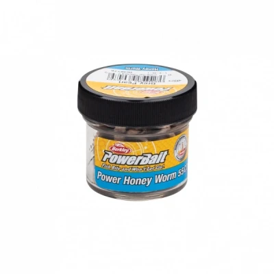 Image of Berkley Power Honey Worms Grey Pearl (2,5cm) (55 pieces) Artificial bait