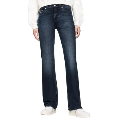 Image of Tommy Jeans Maddie MD BC Bootcut jeans, Women&#039;s, Size: 30x34, Denim dark