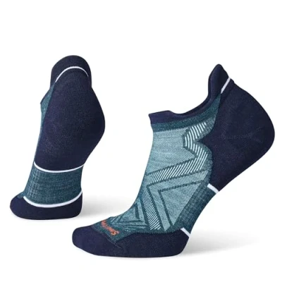 Image of Smartwool RUN Targeted Cushion LOW Ankle Sports socks, Women&#039;s, Size: 5 7.5, Twilight blue