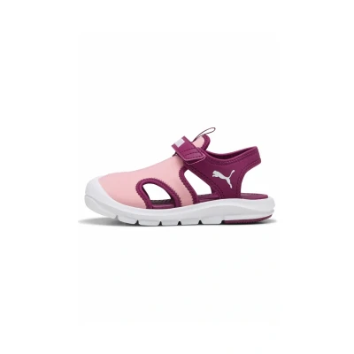 Image of Puma FUN Racer Walking sandals for kids, Size: 2, Pinkscape/berry/white shoes