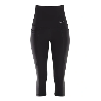 Image of Winshape Functional Comfort 3/4 sports trousers, Women&#039;s, Size: Medium, Black