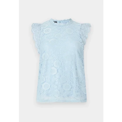 Image of Pieces Pcolline SL NOOS BC Blouse, Women&#039;s, Size: XS, Kentucky blue