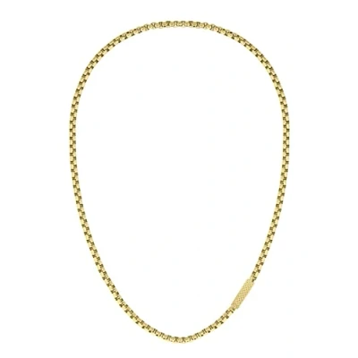 Image of Lacoste L&#039;ESSENTIEL Necklace goldcoloured, Men&#039;s, Size: One Size, Gold coloured