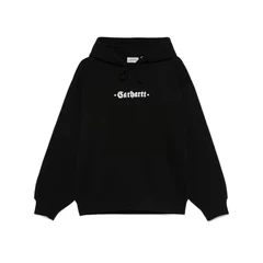 Image of Carhartt WIP Hooded Greatest HITS Hoodie, Men&#039;s, Size: Medium, Black/white