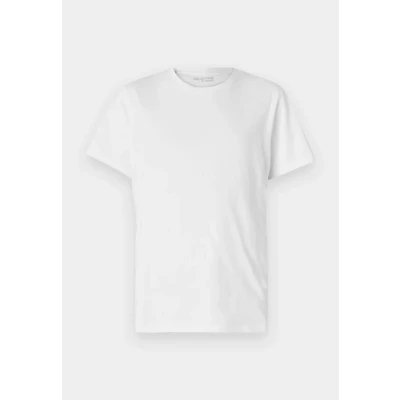 Image of Selected Homme Slhaspen Oneck Basic Tshirt, Men&#039;s, Size: Small, Bright white