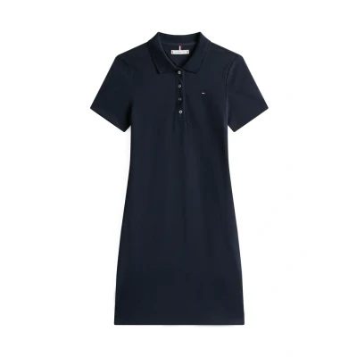 Image of Tommy Hilfiger SLIM Dress Shirt dress, Women&#039;s, Size: XXS, Desert sky