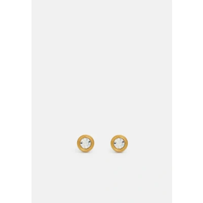Image of kate spade new york Small Studs Earrings clear/goldcoloured, Women&#039;s, Size: One Size, Clear/gold/coloured