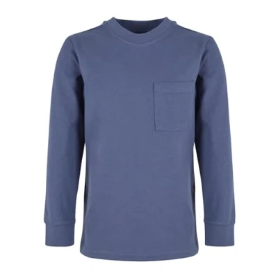 Image of Urban Classics Oversized Longsleeve Long sleeved top for kids, Size: 5 6y, Vintageblue
