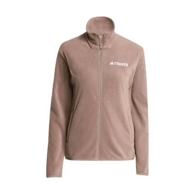 Image of Adidas Terrex W MT ESS FZ Fleece jacket, Women&#039;s, Size: XS, Trace brown