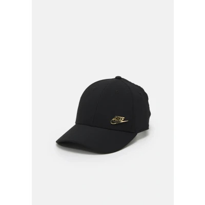 Image of Nike Sportswear CLUB Unisex Cap Black/metallic goldcoloured, Men&#039;s, Size: DSM, gold/coloured