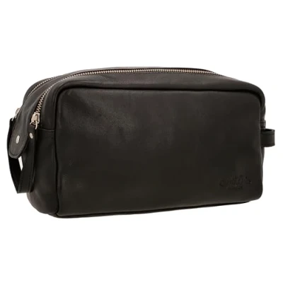 Image of Gusti Leder Finja Wash bag, Size: One Size, Schwarz