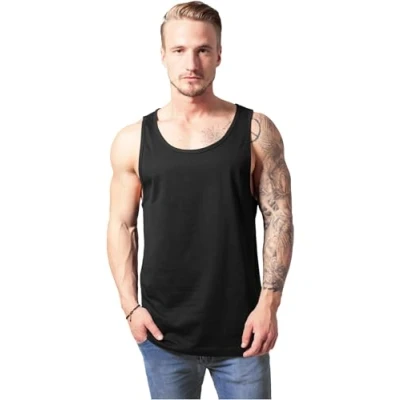 Image of Urban Classics BIG TANK Top, Men&#039;s, Size: Large, Black
