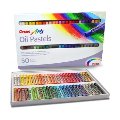 Image of Pentel PHN4 50 Oil Pastels Pack of