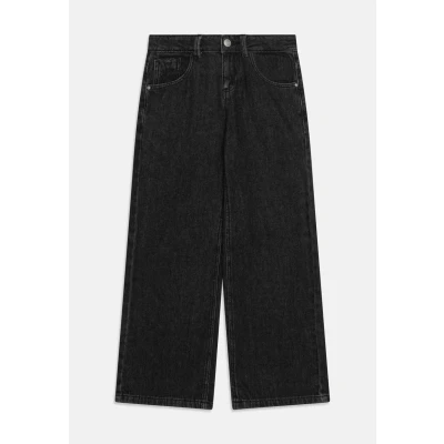 Image of Name it Nkfrose WIDE Relaxed fit jeans for kids, Size: 6y, Dark grey denim