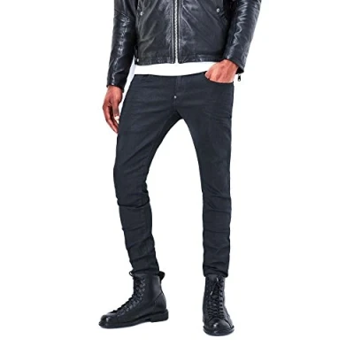 Image of G STAR RAW Men&#039;s Revend Skinny Jeans, Blue (3d Dark Aged 51010 7101 2967), 32W / 32L