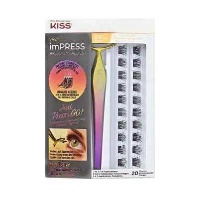 Image of Kiss imPRESS Falsies Press on False Lash Kit Natural