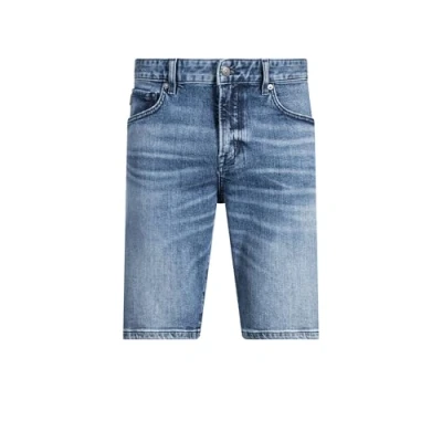 Image of BOSS RE Maine Denim shorts, Men&#039;s, Size: 35, Blue eight