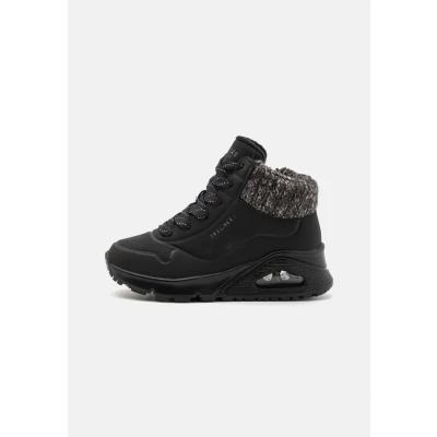 Image of Skechers Girl&#039;s Uno Gen1 Sneaker, Black, 1 UK Child