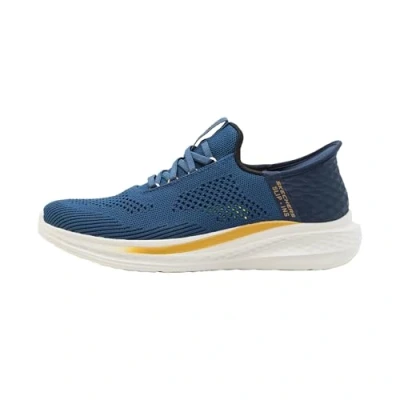 Image of Skechers Slade Trainers blue, Men&#039;s, Size: 7, Blue Textile