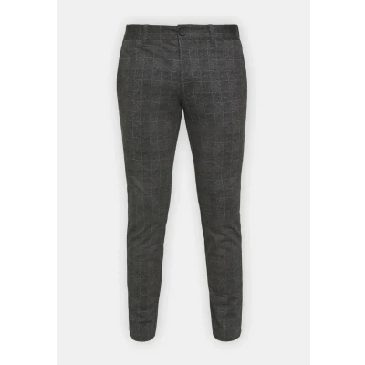 Image of Only &amp; Sons Onsmark Check Pants Trousers, Men&#039;s, Size: 32x36, Black