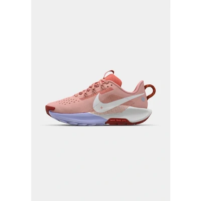 Image of Nike Performance Reactx Pegasus Trail 5 running shoes, Women&#039;s, Size: 4.5, Red stardust/mars stone/sail/lilac ice/magic ember shoes