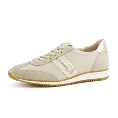 Image of Paul Green Trainers, Women&#039;s, Size: 5, Biscuit Leather and textile