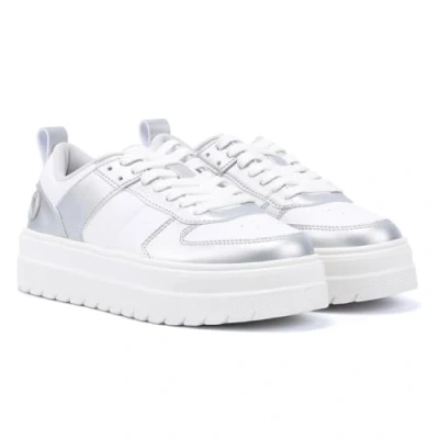 Image of HUGO Lyssa Trainers, Women&#039;s, Size: 4, Open white High quality imitation leather