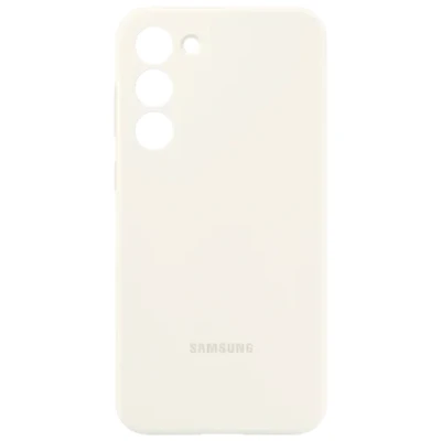 Image of Samsung Silicon Back Cover White Galaxy S23+