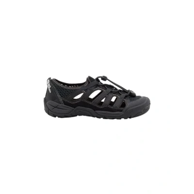 Image of Jack Wolfskin Levente Unisex Walking sandals for kids, Size: 13K, Black Leather and textile
