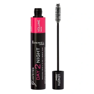 Image of Rimmel London Day 2 Night Mascara 01 Black, 9.5ml
