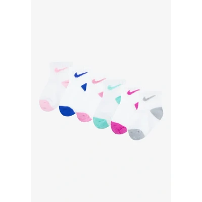 Image of Nike Sportswear Ankle BABY 6 PACK Socks for kids, Size: 12m, Pink