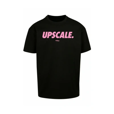 Image of Upscale by Mister Tee Sport FONT Print Tshirt, Men&#039;s, Size: XXL, Black