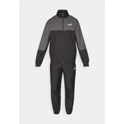 Image of Puma Colorblock Tracksuit SET Tracksuit, Men&#039;s, Size: Medium, Black
