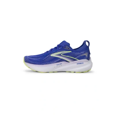 Image of Brooks Glycerin GTS 22 Road running shoes, Women&#039;s, Size: 4.5, Amparo blue hybrid iris yellow Textile